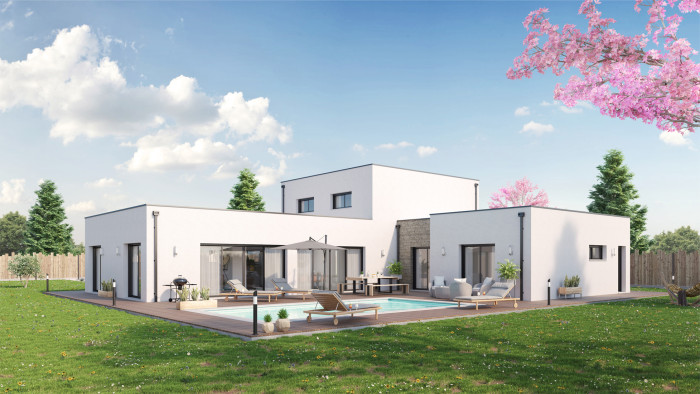 Optez pour une maison à toit plat !