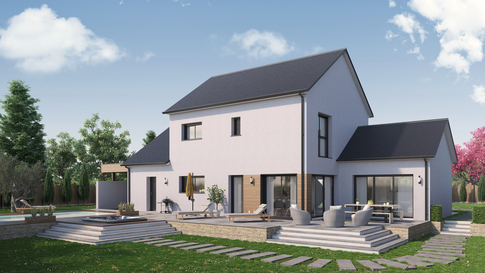 Maison neuve à Azay-sur-Cher avec 4 chambres sur terrain de 610m2 / image 3