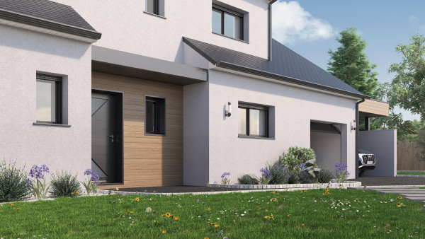 Maison neuve à Azay-sur-Cher avec 4 chambres sur terrain de 610m2 - image 3