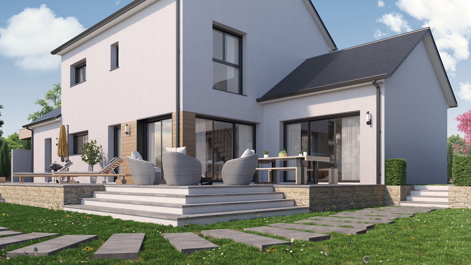 Maison neuve à Azay-sur-Cher avec 4 chambres sur terrain de 610m2 / image 5
