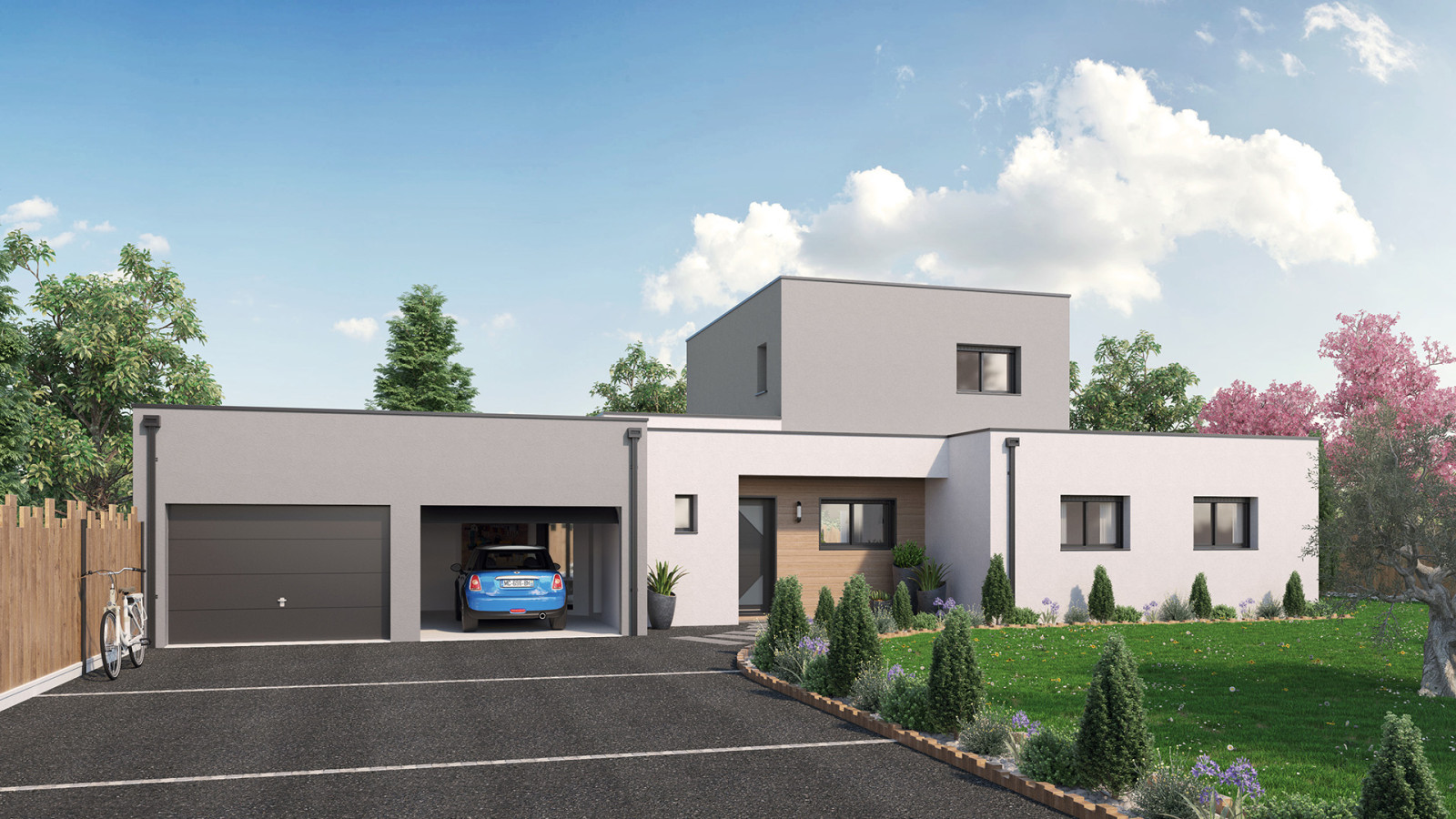 Maison neuve à Joué-lès-Tours avec 4 chambres sur terrain de 416m2 / image 3
