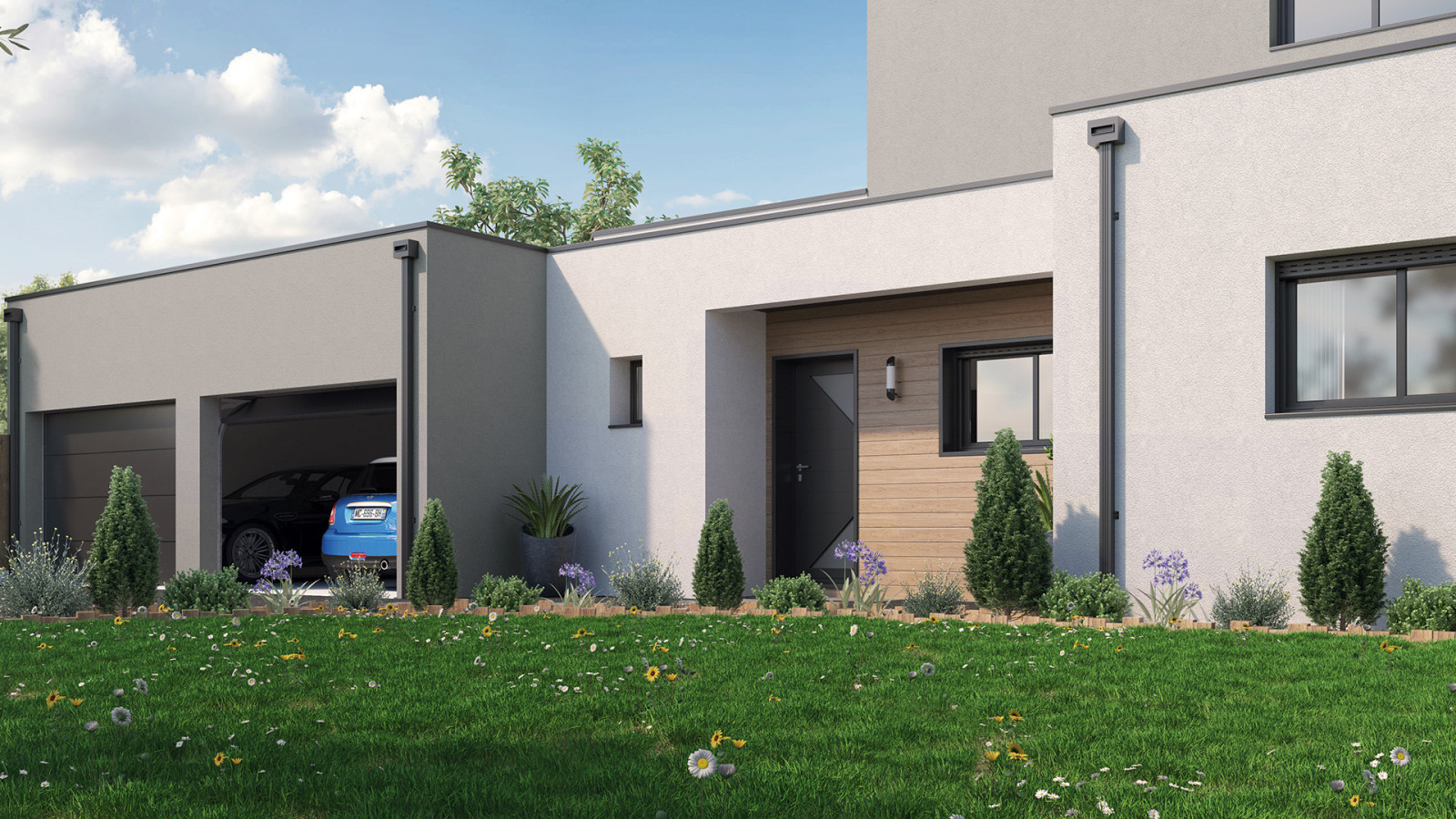 Maison neuve à Joué-lès-Tours avec 4 chambres sur terrain de 416m2 / image 4