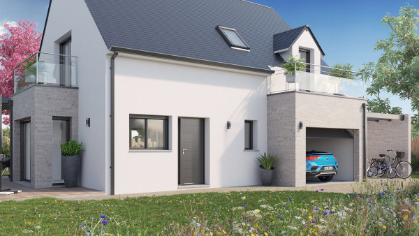 Maison neuve à Montlouis-sur-Loire avec 2 chambres sur terrain de 850m2 - image 3
