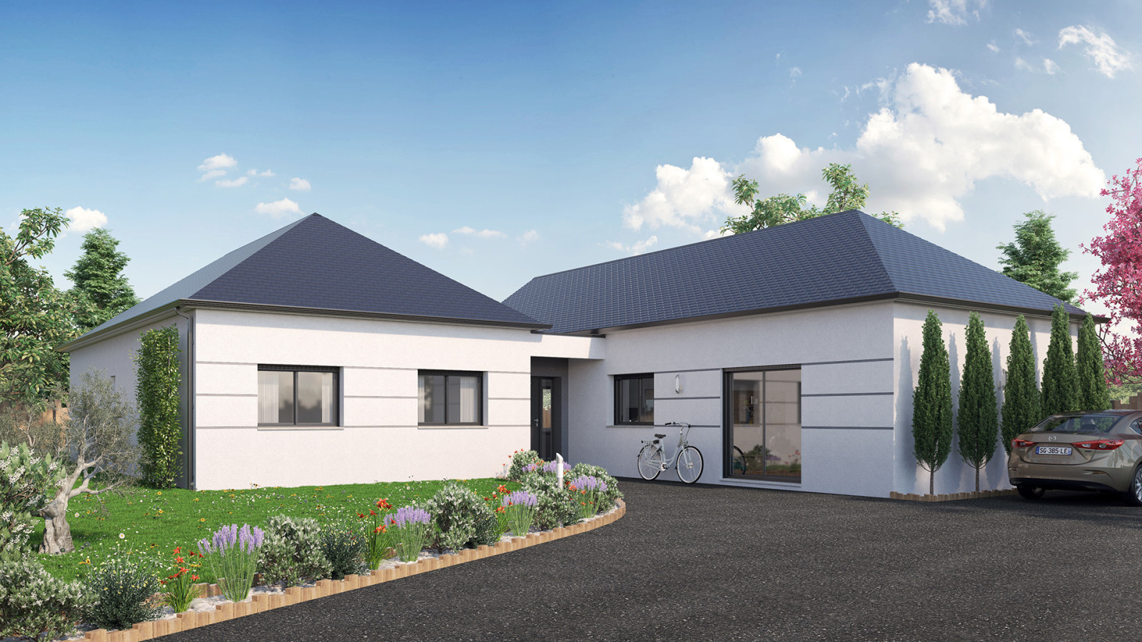 Maison neuve à Chanceaux-sur-Choisille avec 4 chambres sur terrain de 356m2 / image 3
