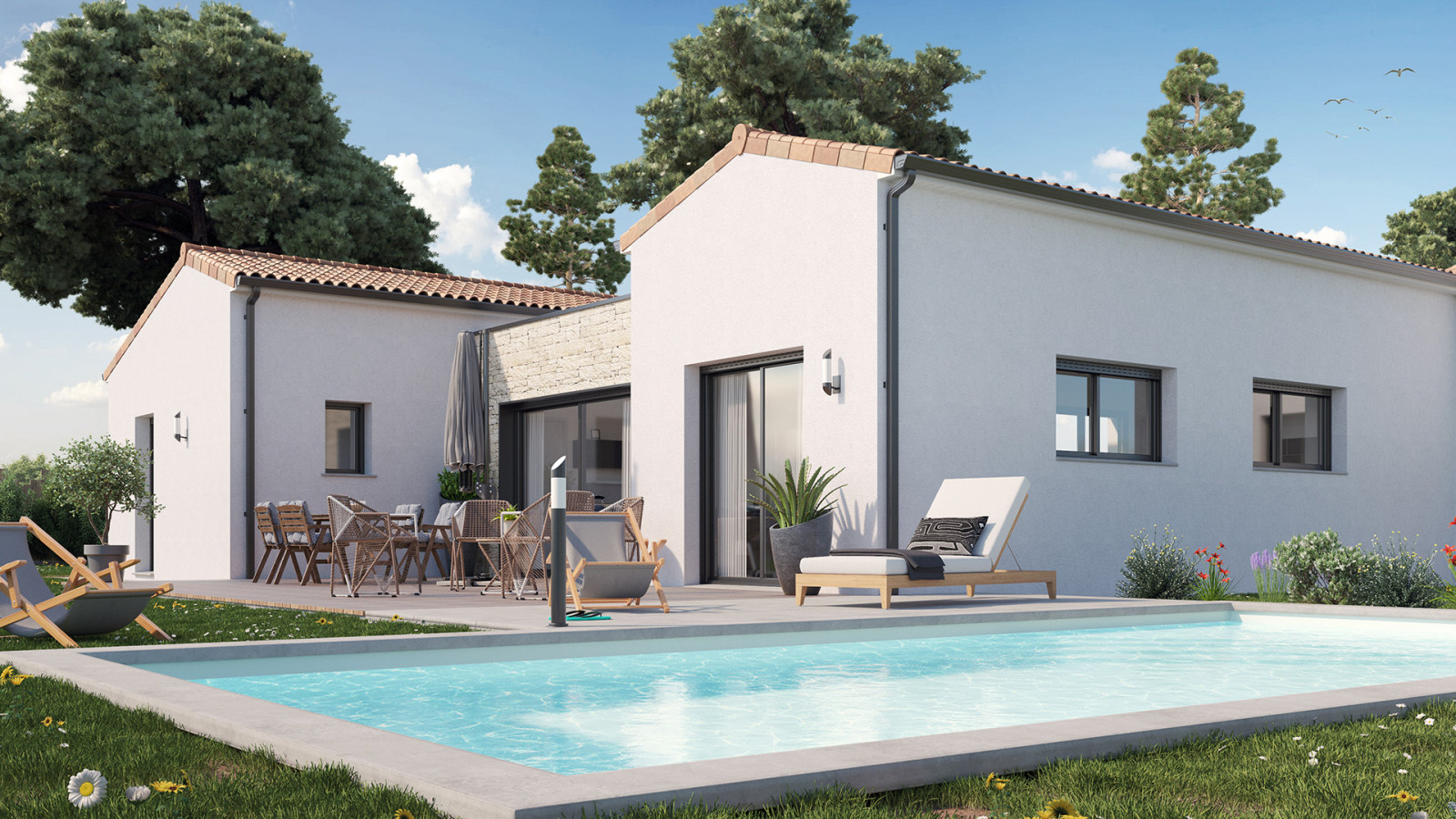 Maison neuve à Marcilly-sur-Vienne avec 3 chambres sur terrain de 1887m2 / image 5