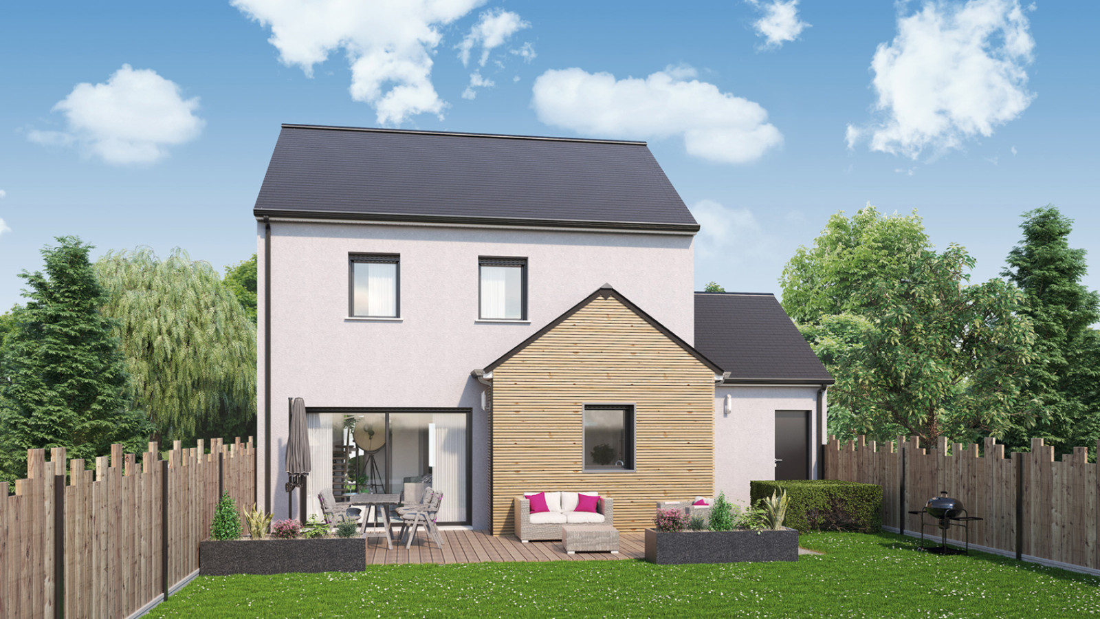 Maison neuve à Marcilly-sur-Vienne avec 3 chambres sur terrain de 1355m2 / image 3