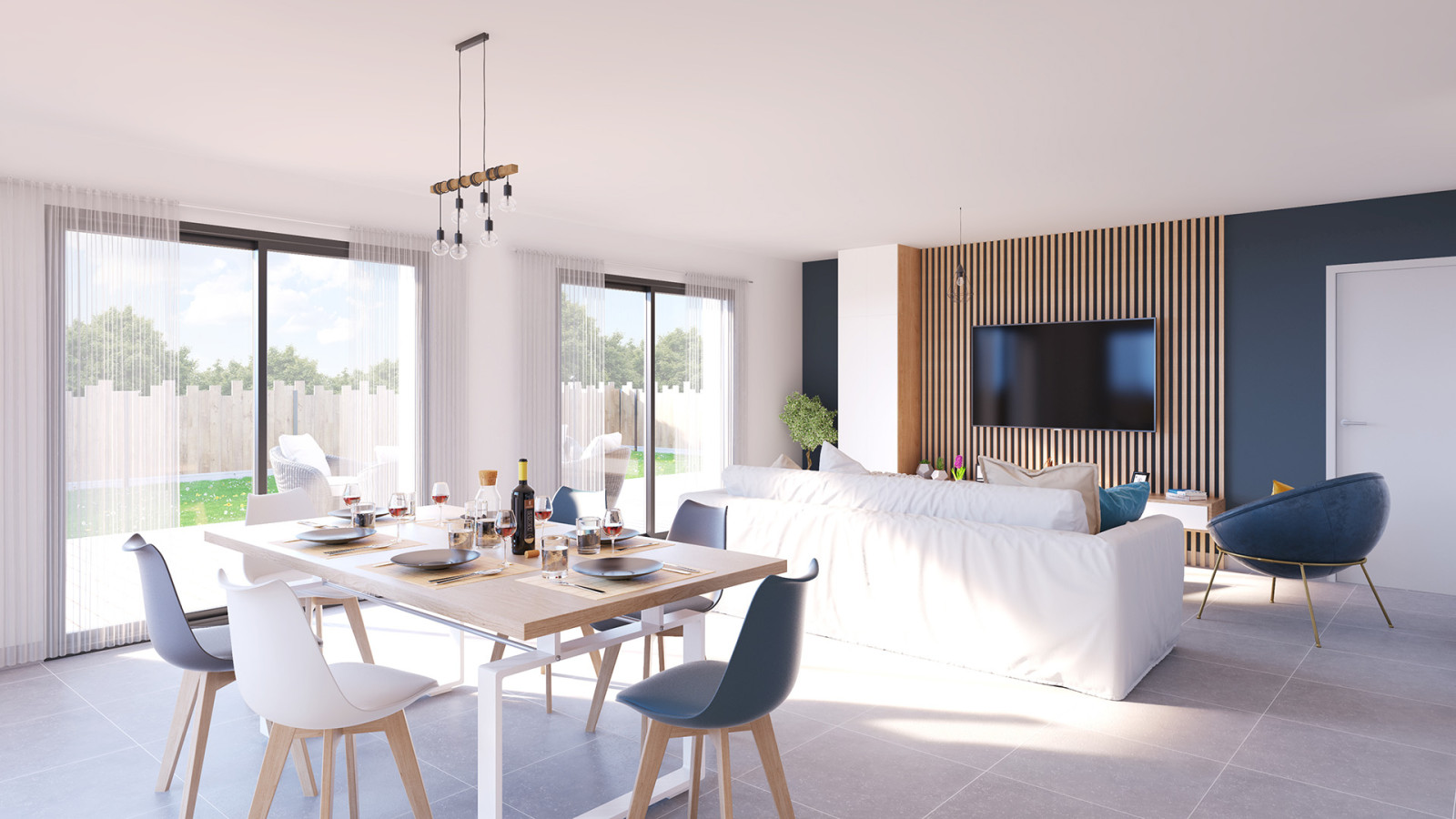 Maison neuve à Saint-Laurent-en-Gâtines avec 4 chambres sur terrain de 513m2 / image 6