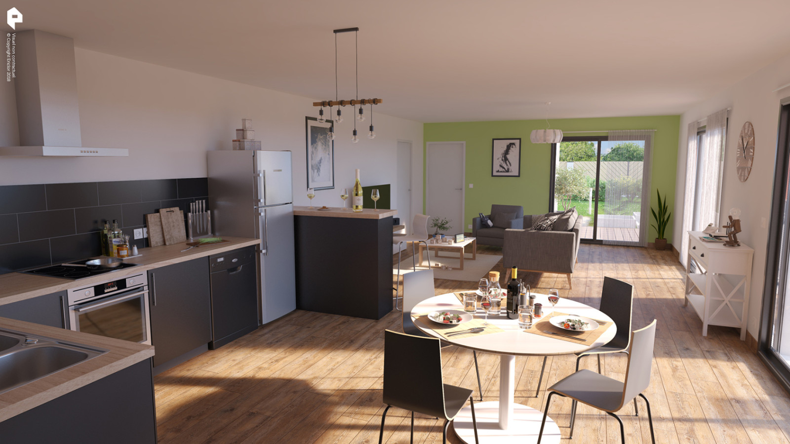 Maison neuve à Ménestreau-en-Villette avec 3 chambres sur terrain de 913m2 / image 6