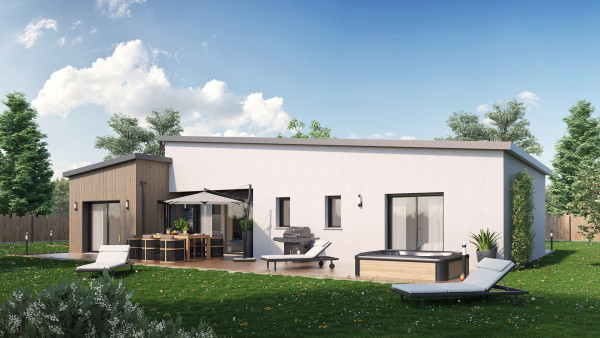 Maison neuve à Beaumont-Louestault avec 4 chambres sur terrain de 1095m2 - image 2