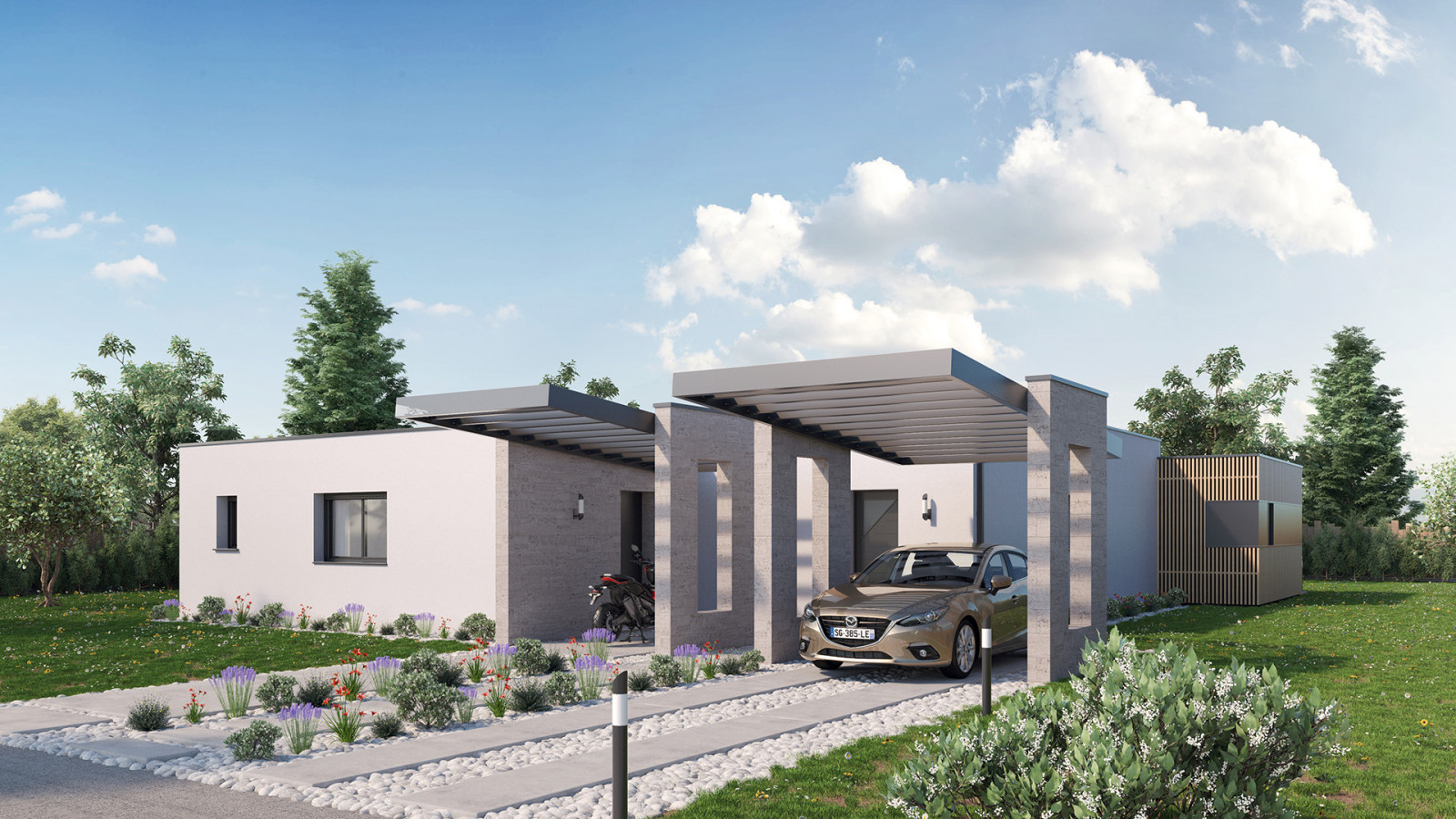 Maison neuve à Vallères avec 4 chambres sur terrain de 401m2 / image 3