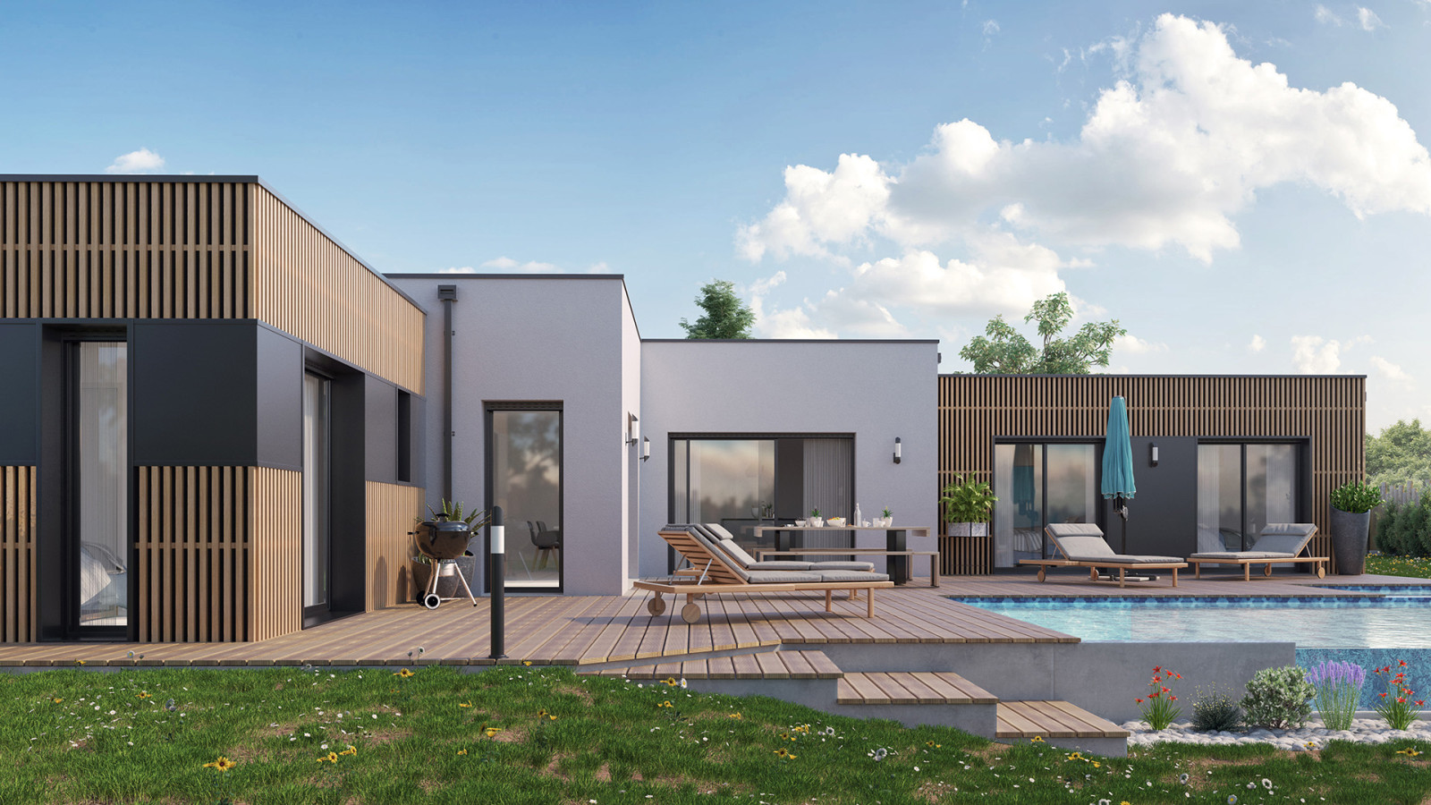 Maison neuve à Vallères avec 4 chambres sur terrain de 401m2 / image 5