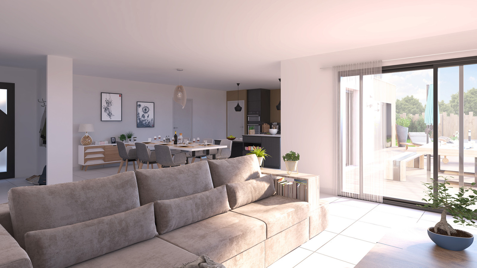 Maison neuve à Vallères avec 4 chambres sur terrain de 401m2 / image 6