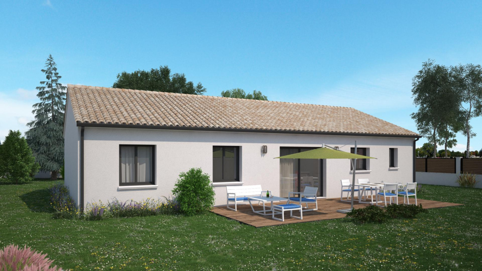 Maison neuve à Beaupréau-en-Mauges avec 3 chambres sur terrain de 580m2 / image 3