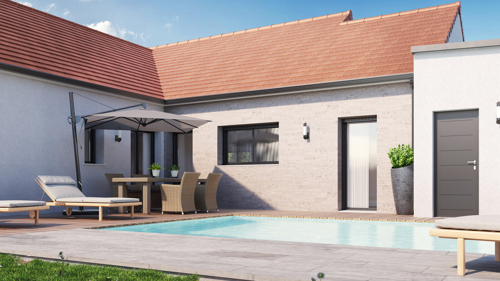 Maison neuve à Veigné avec 4 chambres sur terrain de 798m2 / image 5