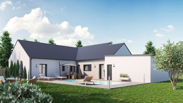 Maison neuve à Beaufort-en-Anjou avec 4 chambres sur terrain de 1303m2 - image 2