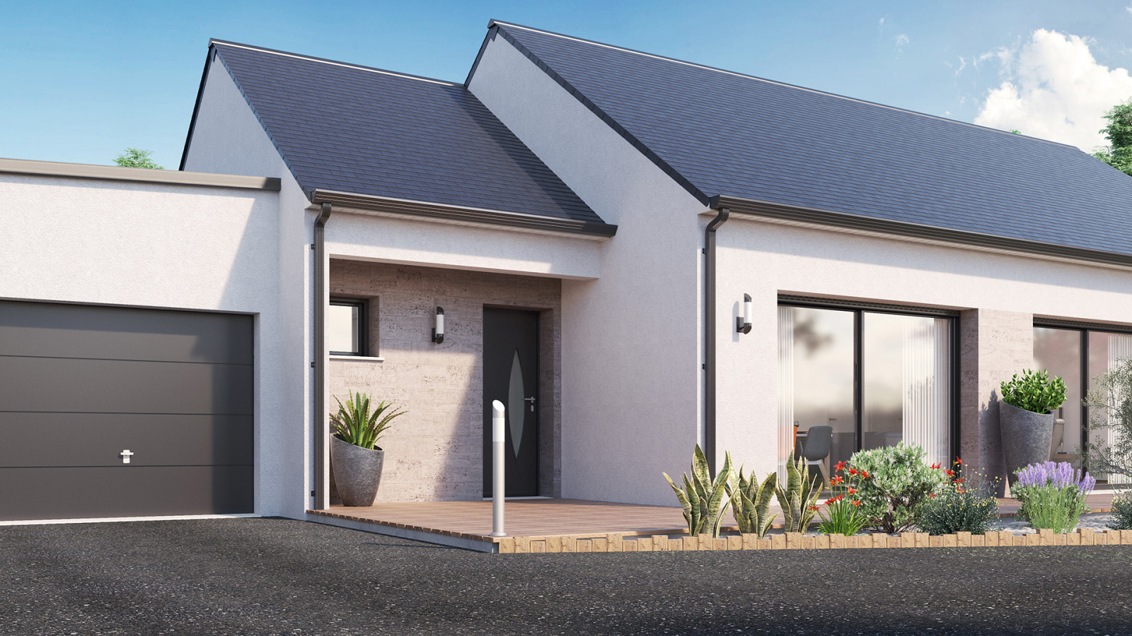Maison neuve à Beaufort-en-Anjou avec 4 chambres sur terrain de 1303m2 / image 4