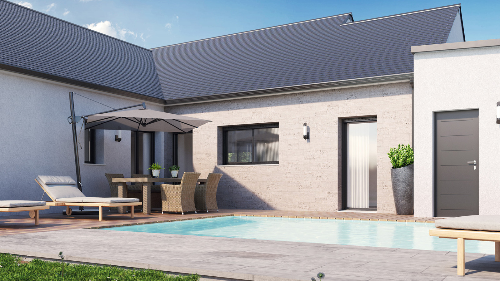 Maison neuve à Beaufort-en-Anjou avec 4 chambres sur terrain de 1303m2 / image 5