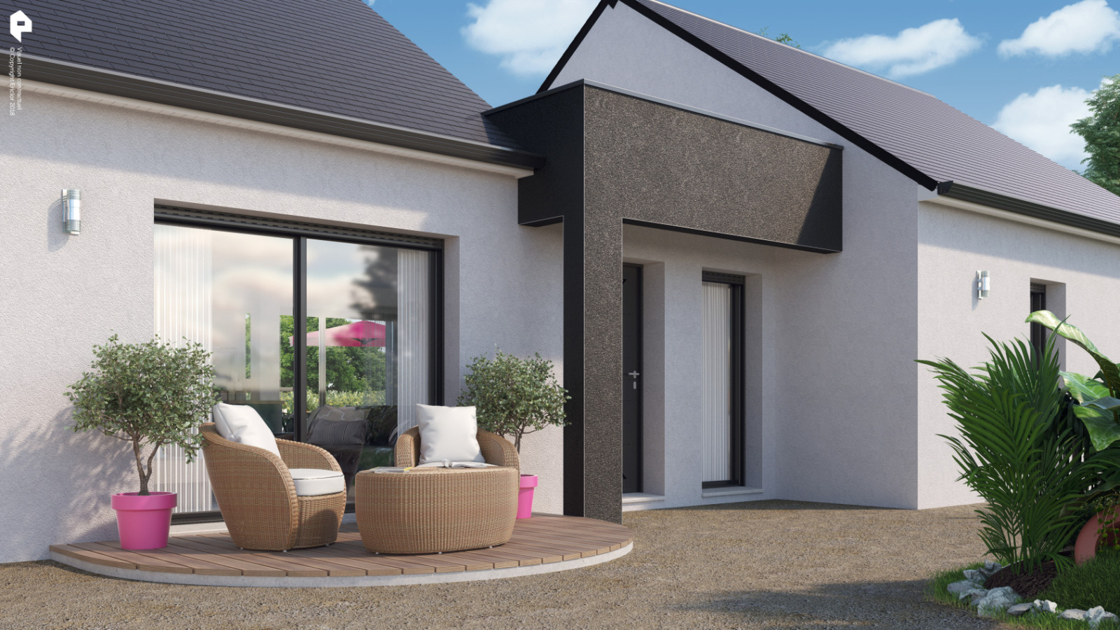Maison neuve à Écouflant avec 4 chambres sur terrain de 449m2 / image 4