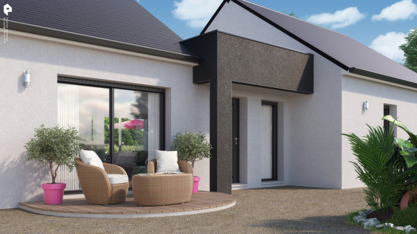 Maison neuve à Écouflant avec 4 chambres sur terrain de 449m2 - image 3