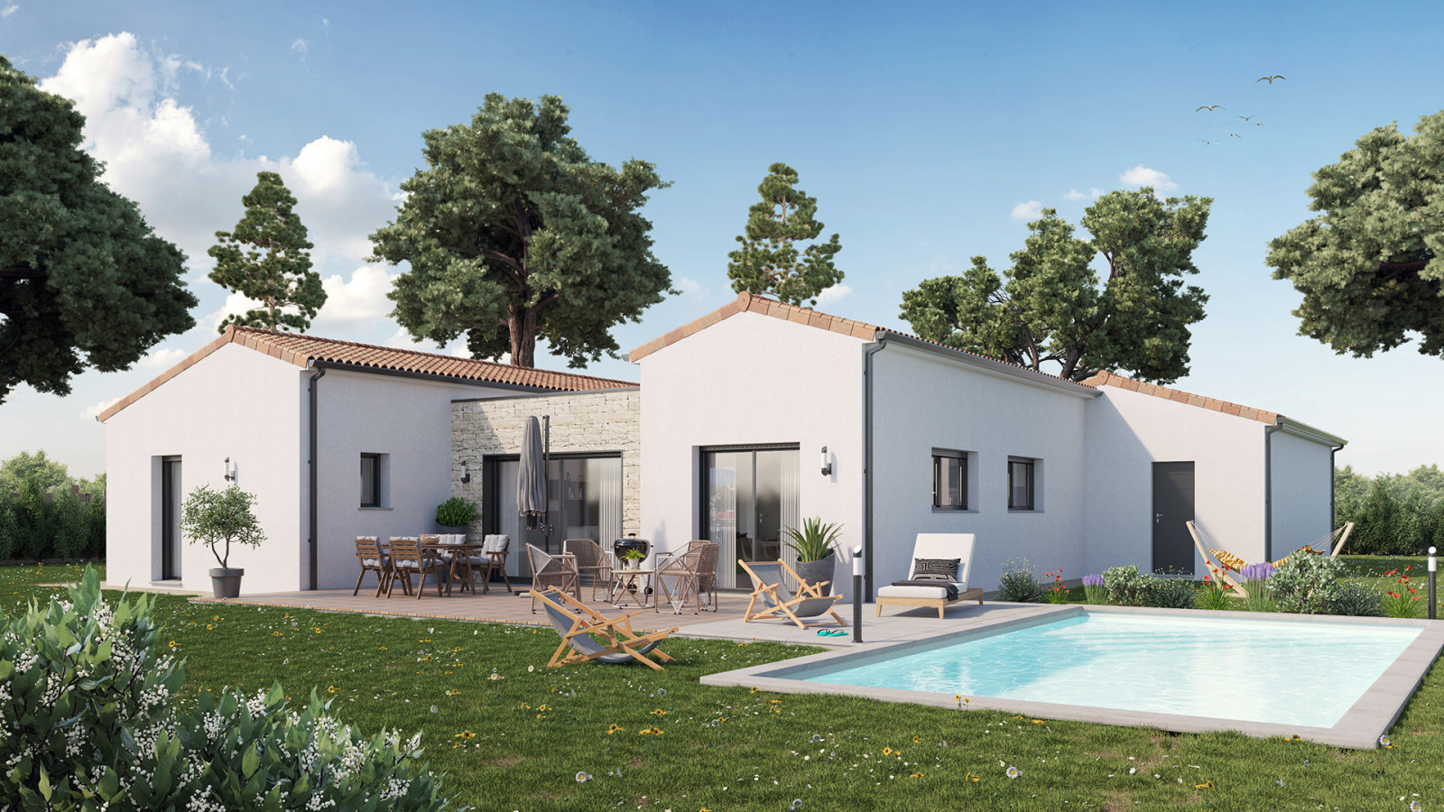 Maison neuve à Antigny avec 3 chambres sur terrain de 790m2 / image 3