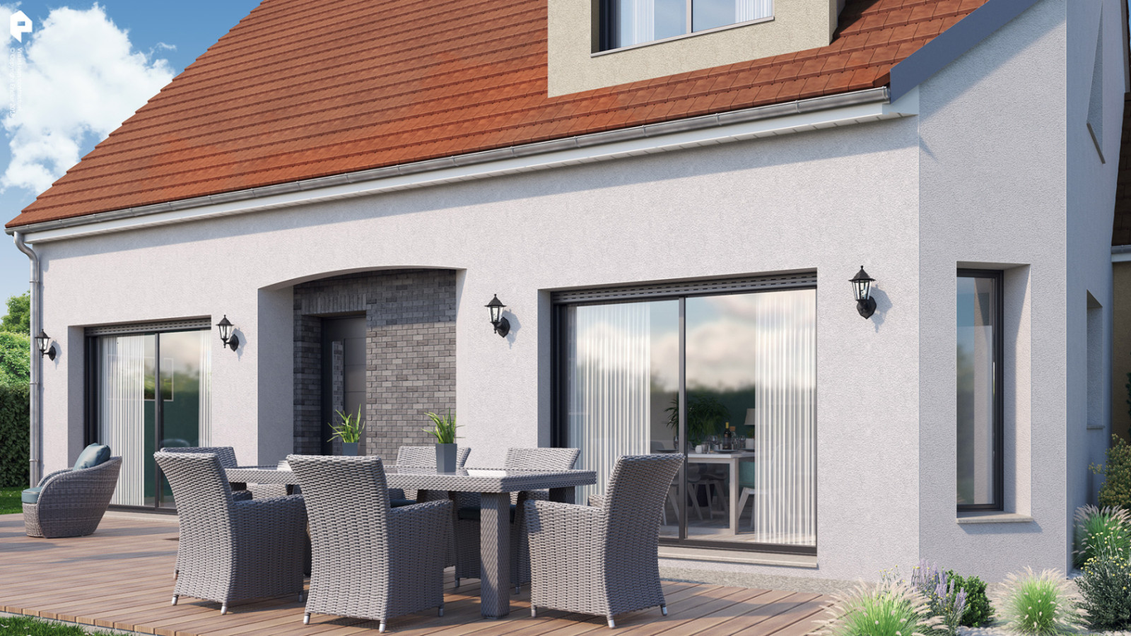 Maison neuve à Bû avec 3 chambres sur terrain de 513m2 / image 4