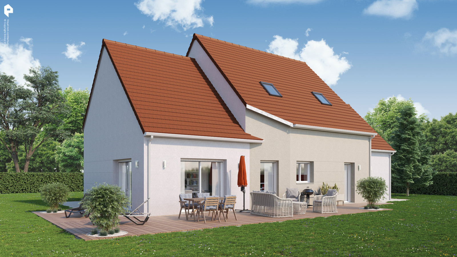 Maison neuve à Ménestreau-en-Villette avec 4 chambres sur terrain de 622m2 / image 3
