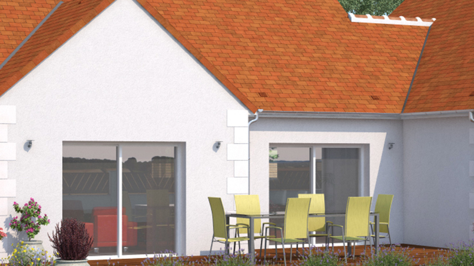 Maison neuve à Saint-Laurent-en-Gâtines avec 4 chambres sur terrain de 518m2 / image 4