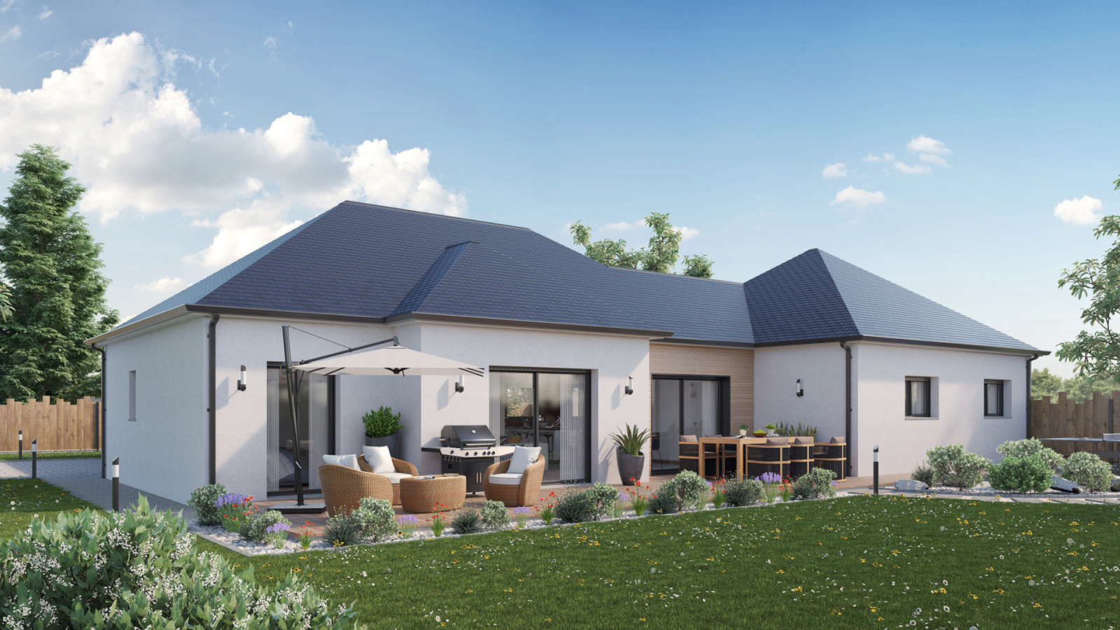 Maison neuve à Saint-Barthélemy-d'Anjou avec 4 chambres sur terrain de 741m2 / image 3