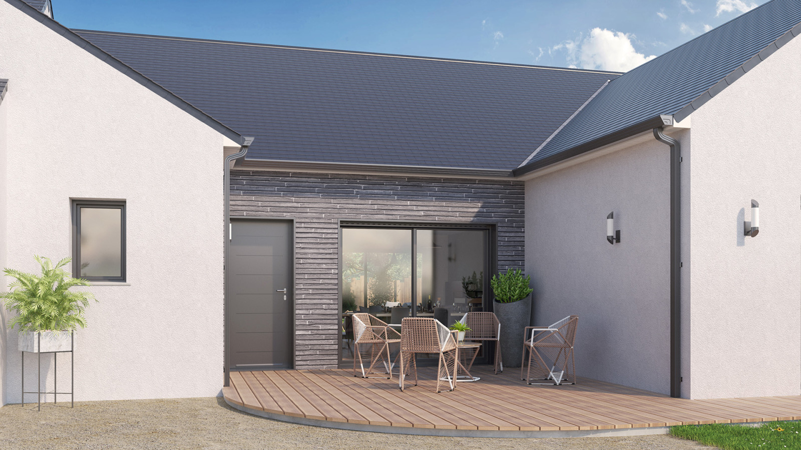 Maison neuve à Sainte-Maure-de-Touraine avec 3 chambres sur terrain de 667m2 / image 4