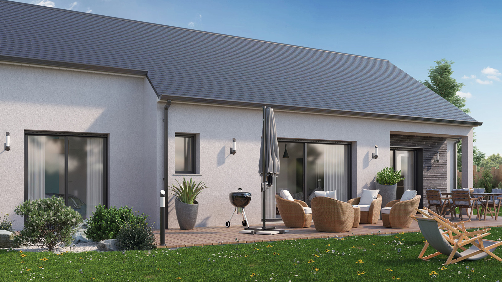 Maison neuve à Sainte-Maure-de-Touraine avec 3 chambres sur terrain de 667m2 / image 5