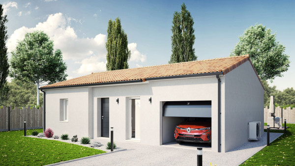 Maison neuve à Mauges-sur-Loire avec 2 chambres sur terrain de 372m2 - image 1