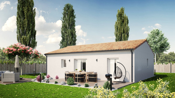Maison neuve à Mauges-sur-Loire avec 2 chambres sur terrain de 372m2 - image 2