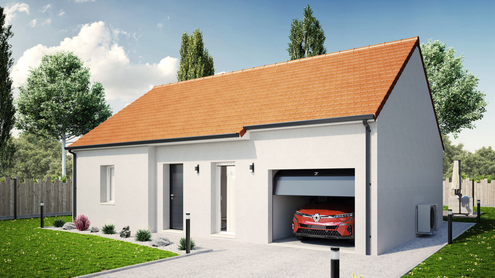 Maison neuve à Ménestreau-en-Villette avec 2 chambres sur terrain de 622m2 / image 2