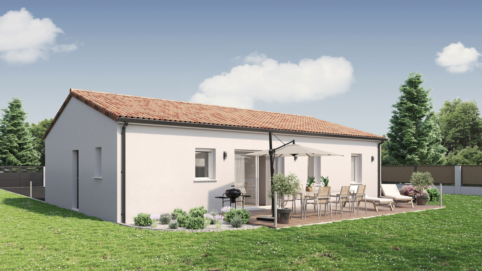 Maison neuve à Usseau avec 4 chambres sur terrain de 580m2 / image 2
