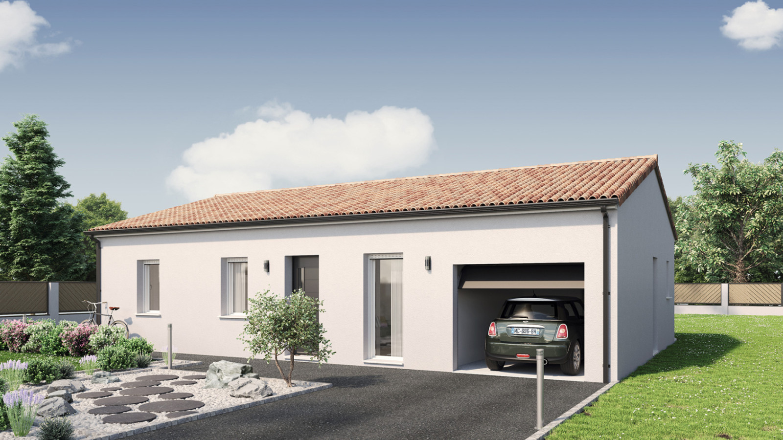 Maison neuve à Usseau avec 4 chambres sur terrain de 580m2 / image 3