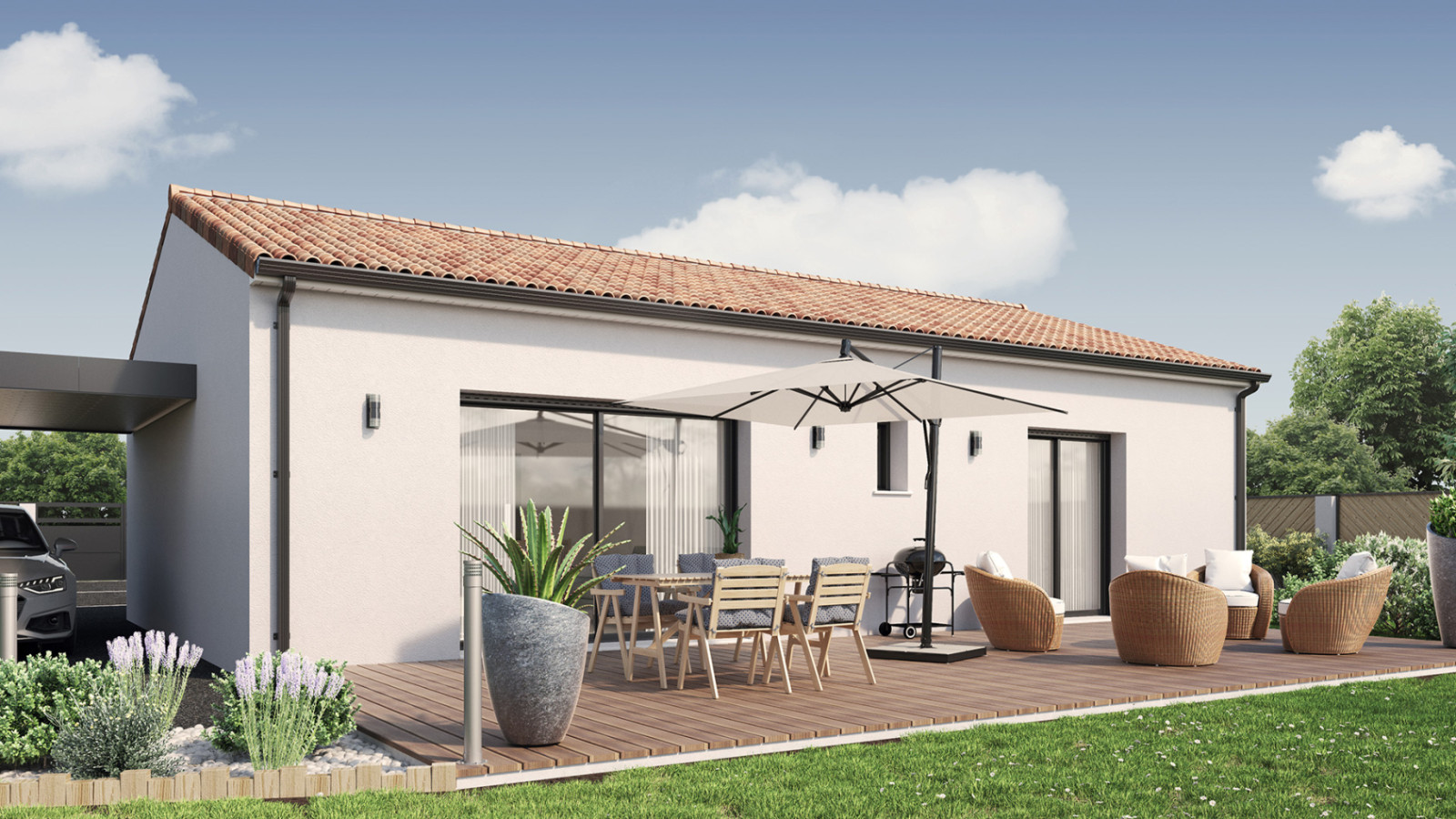 Maison neuve à Vouneuil-sous-Biard avec 2 chambres sur terrain de 661m2 / image 5