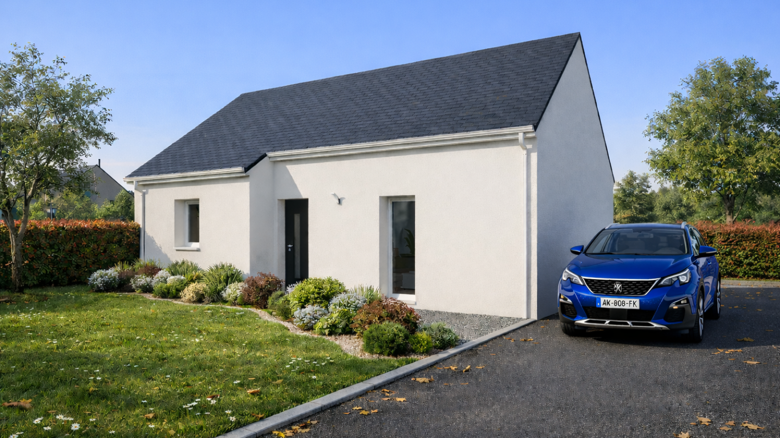 Maison neuve à Doué-en-Anjou avec 2 chambres sur terrain de 846m2 / image 2