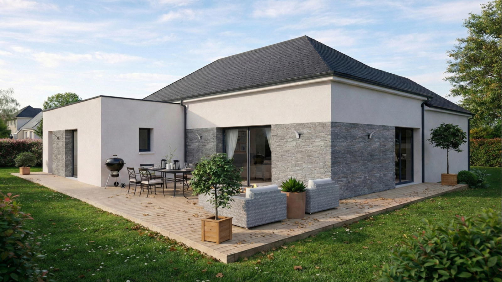 Maison neuve à Veigné avec 4 chambres sur terrain de 512m2 / image 3
