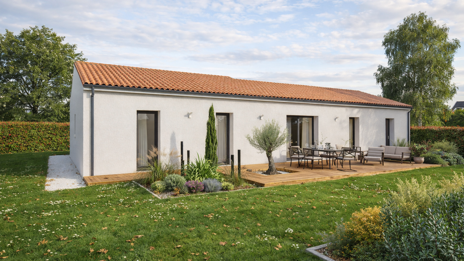 Maison neuve à Angles-sur-l'Anglin avec 4 chambres sur terrain de 1500m2 / image 3