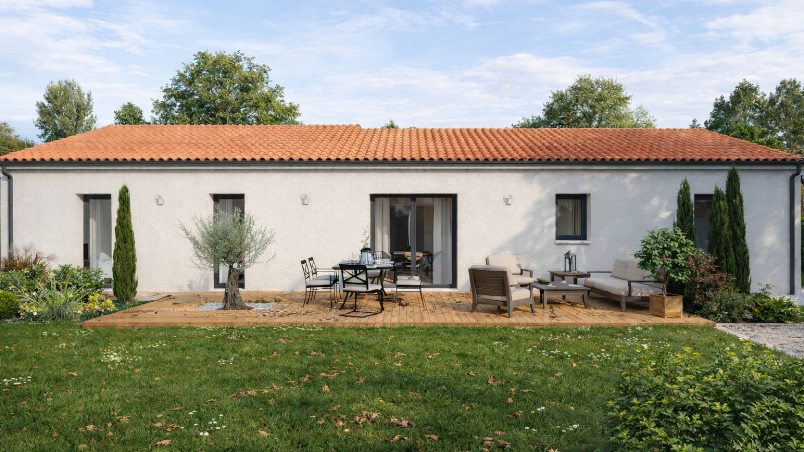 Maison neuve à Angles-sur-l'Anglin avec 4 chambres sur terrain de 1500m2 / image 5