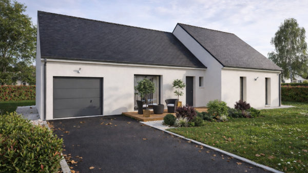 Maison neuve à Saint-Avertin avec 4 chambres sur terrain de 833m2 - image 1