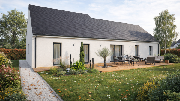 Maison neuve à Saint-Avertin avec 4 chambres sur terrain de 833m2 - image 2