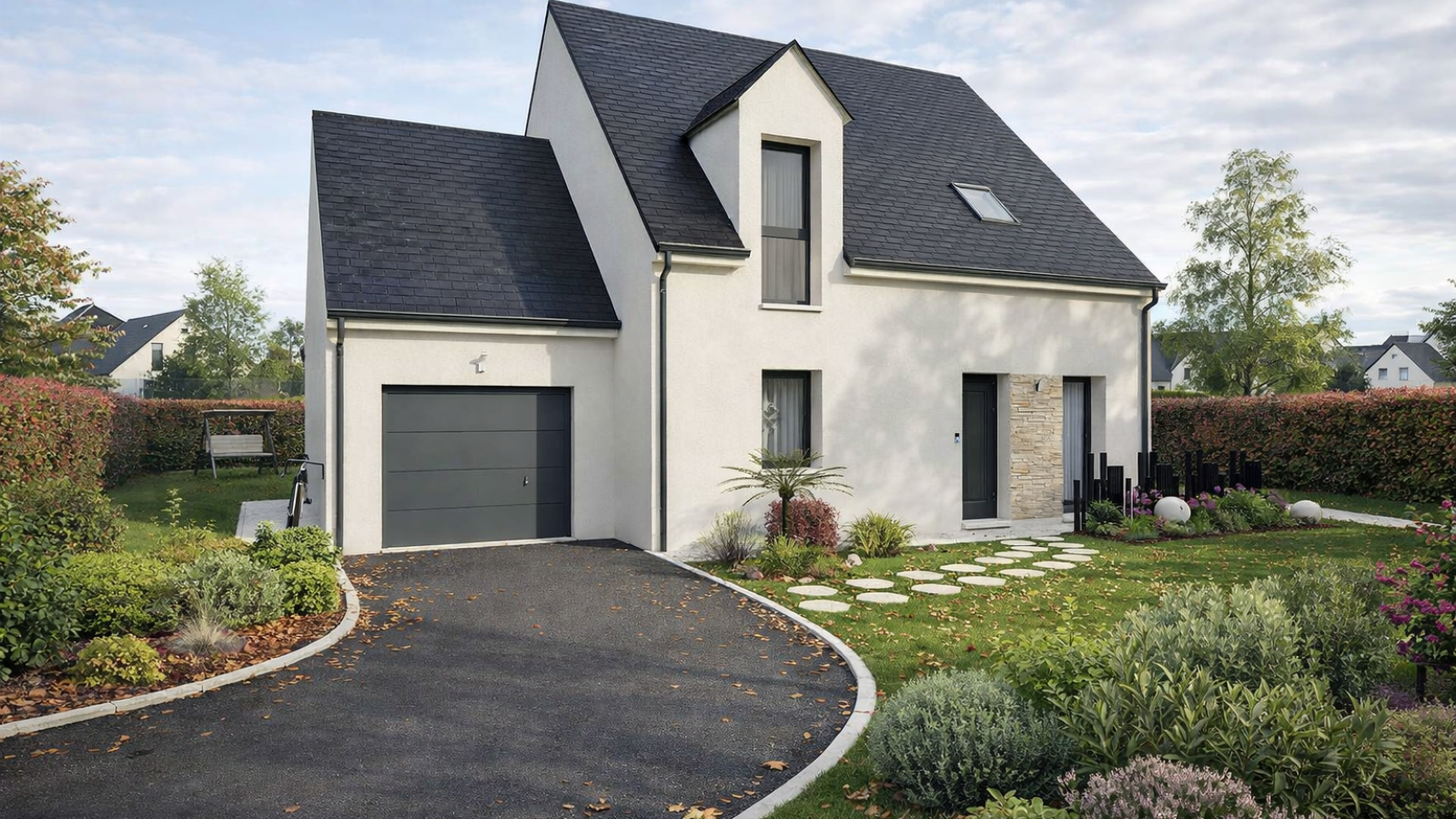 Maison neuve à Monnaie avec 4 chambres sur terrain de 402m2 / image 2