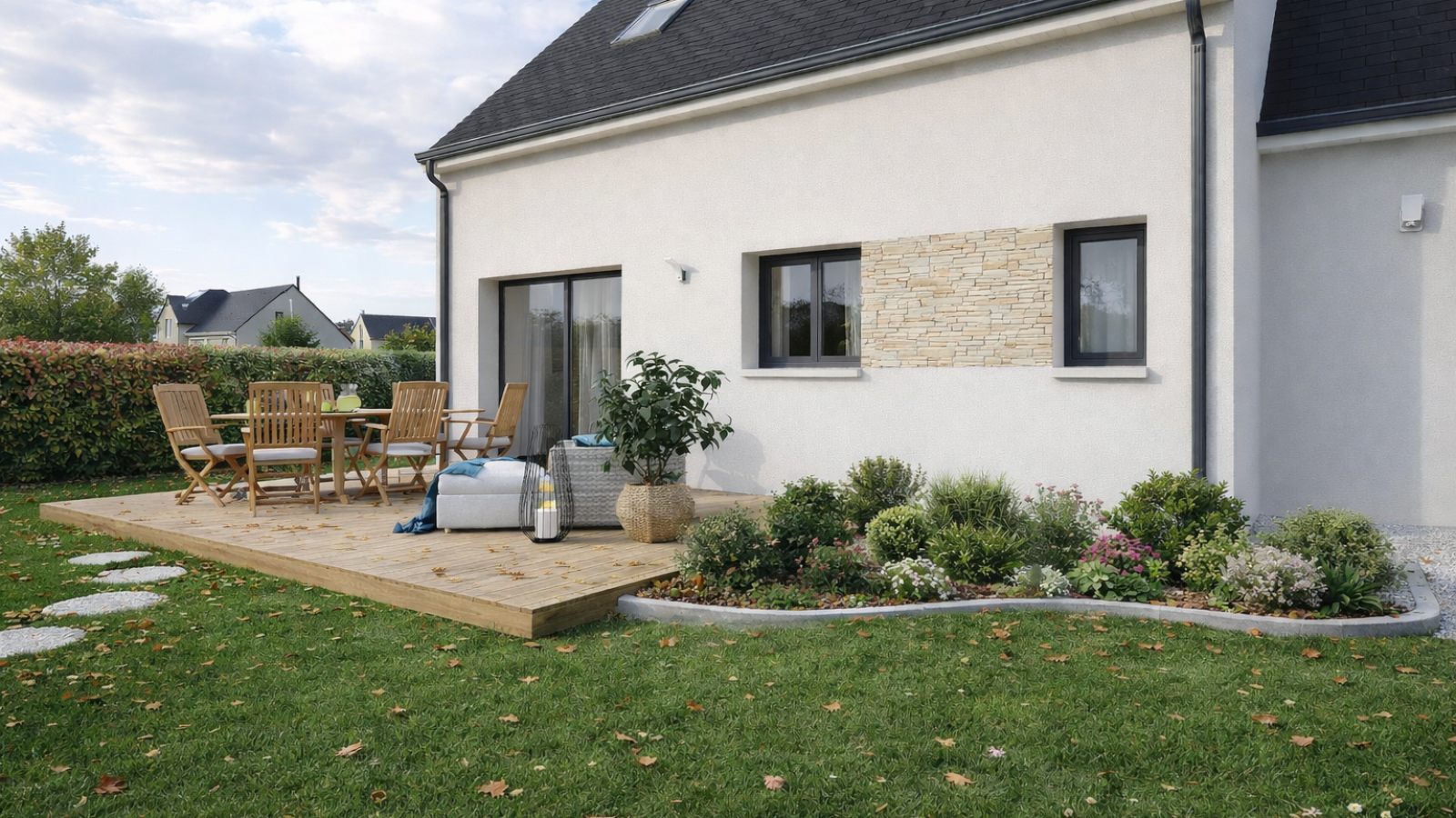Maison neuve à Monnaie avec 4 chambres sur terrain de 402m2 / image 5