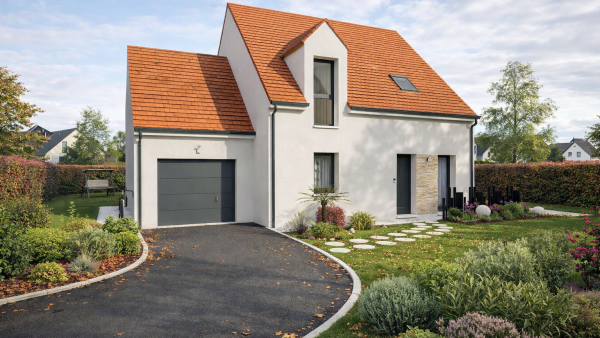 Maison neuve à Mettray avec 4 chambres sur terrain de 455m2 - image 1