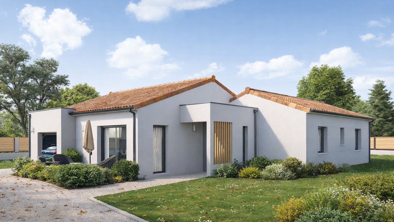 Maison neuve à La Plaine avec 3 chambres sur terrain de 318m2 / image 2