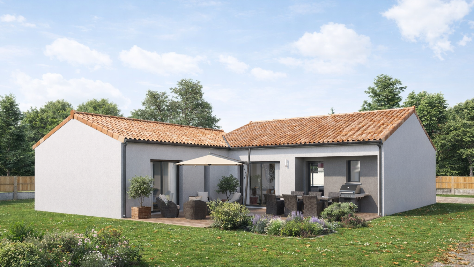 Maison neuve à La Plaine avec 3 chambres sur terrain de 318m2 / image 3