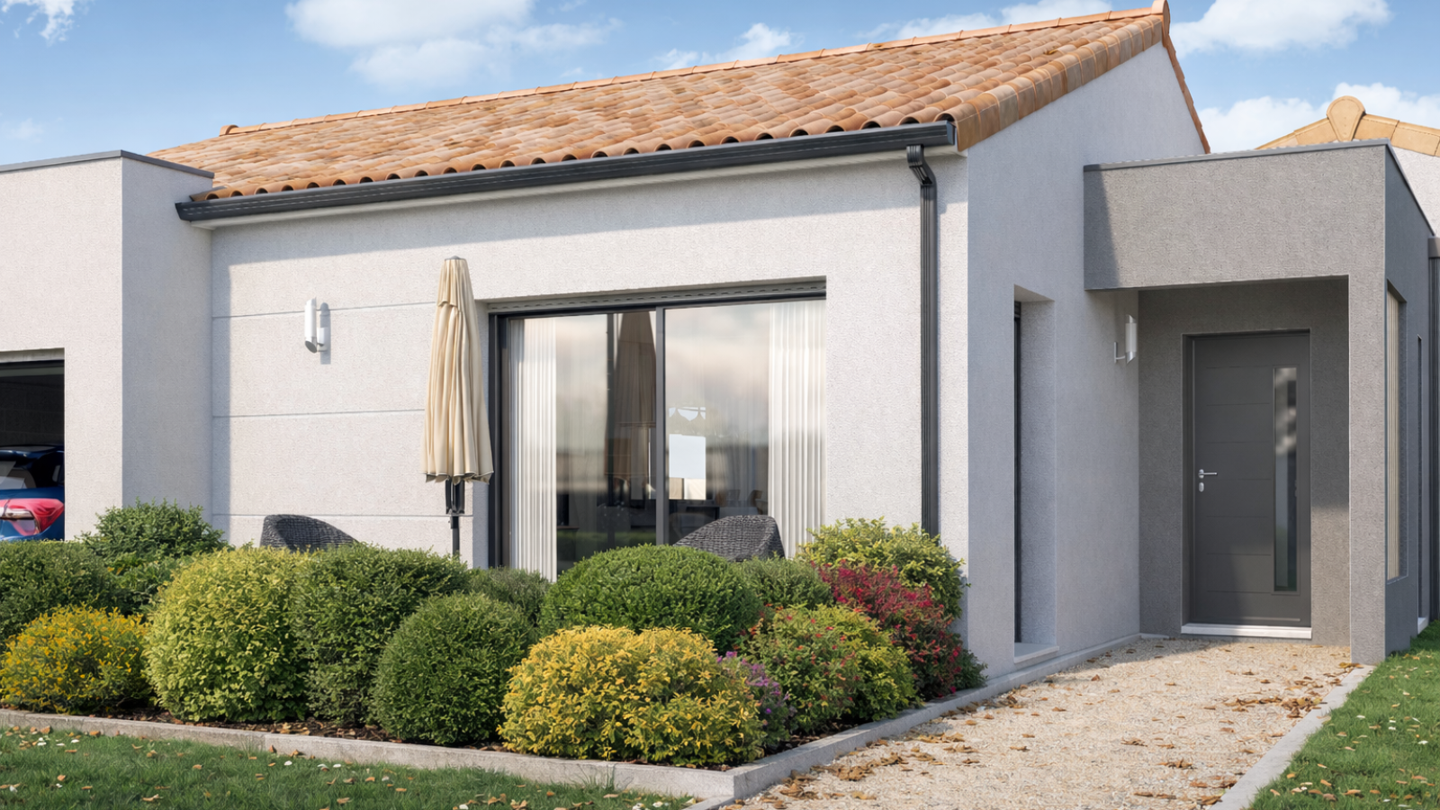 Maison neuve à La Plaine avec 3 chambres sur terrain de 318m2 / image 4