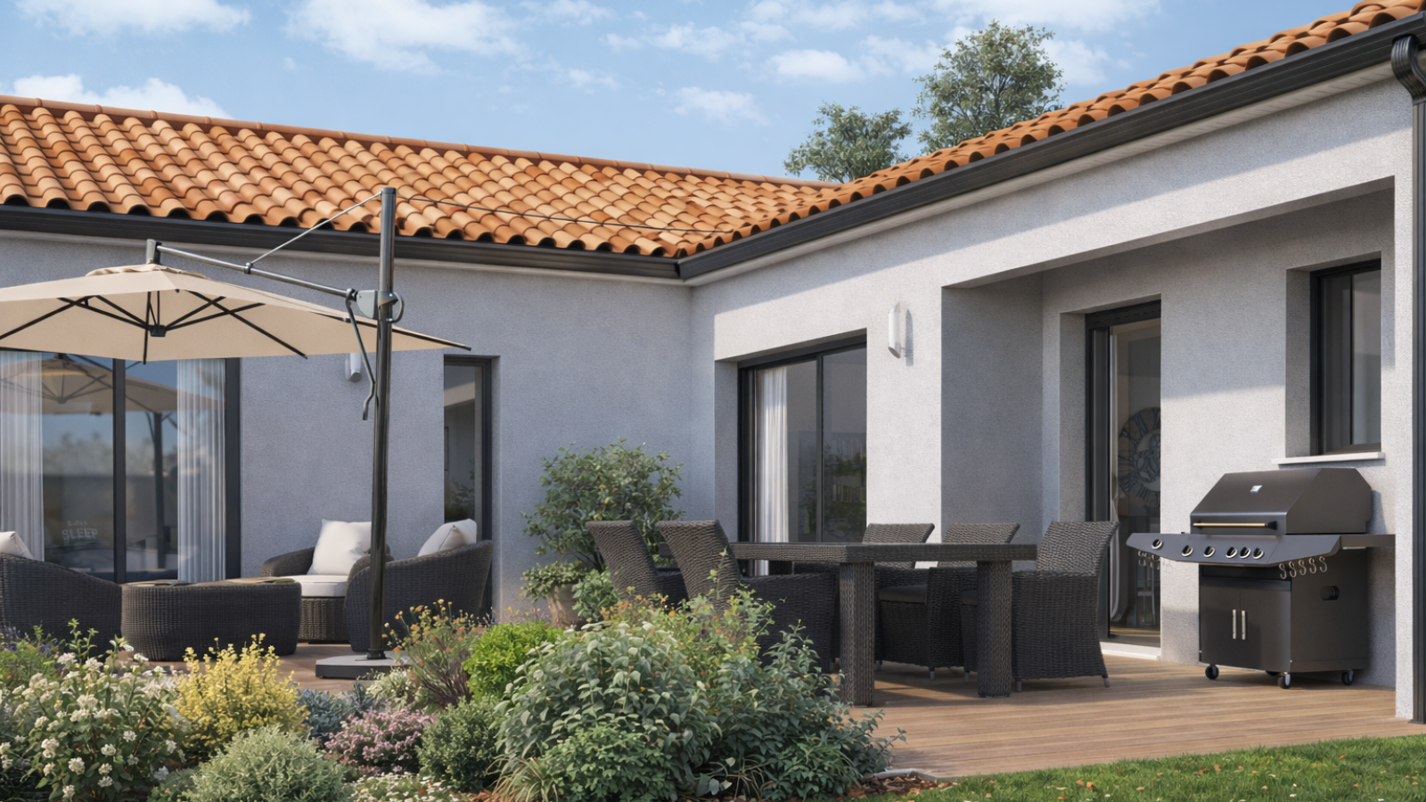 Maison neuve à La Plaine avec 3 chambres sur terrain de 318m2 / image 5