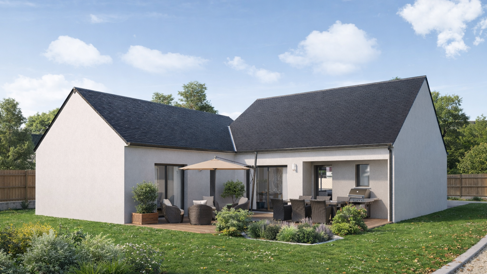 Maison neuve à Segré-en-Anjou Bleu avec 3 chambres sur terrain de 315m2 / image 3